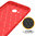 Flexi Slim Carbon Fibre Case for HTC U11 Life - Brushed Red